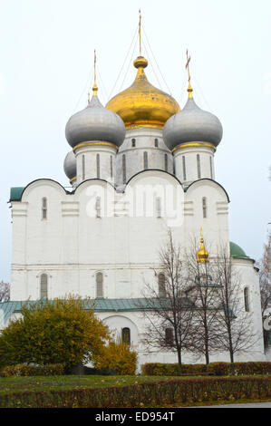 Cathédrale de l'église de l'icône de Smolensk de la Mère de Dieu à Moscou Banque D'Images