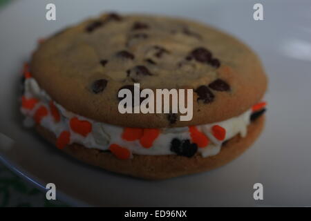 Whoopie saisonniers de Troy Cookie Cookie Factory Banque D'Images