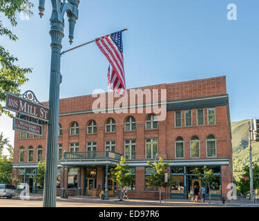 L'hôtel Jerome. Aspen. Le Colorado. USA Banque D'Images