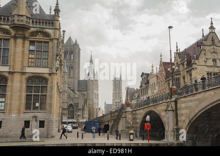 Sites de Ghent Banque D'Images