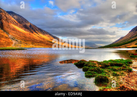 Le Loch Etive dans les Highlands d'Ecosse Banque D'Images