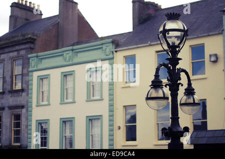 Lampe de rue à Enniskillen. L'Irlande du Nord Banque D'Images