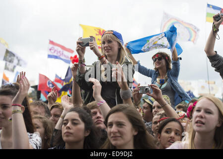 Glastonbury Festival 2014 - Atmosphère - Jour 5 : D'où l'Atmopshere : London, Royaume-Uni Quand : 28 Juin 2014 Banque D'Images