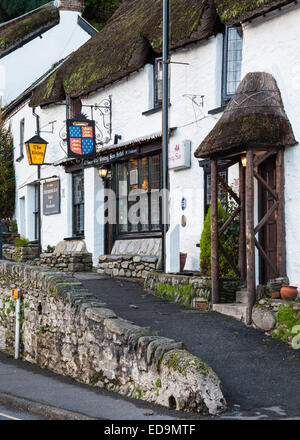 Le Rising Sun Hotel à Lymouth, Devon Banque D'Images