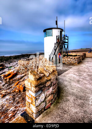 La Promenade de l'Est, Porthcawl, sur la côte sud du Pays de Galles Banque D'Images