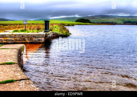 Malham Tarn dans le Yorkshire Dales National Park, North Yorkshire. Banque D'Images