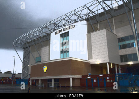 Elland Road. Leeds United Football Club stadium Banque D'Images