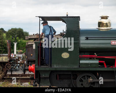 Golden Valley Light Railway, près de Ripley, Derbyshire, Royaume-Uni Banque D'Images