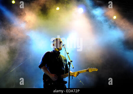 BENICASIM, ESPAGNE - 18 juillet : Tout tout, le rock alternatif britannique pop, concert à FIB. Banque D'Images