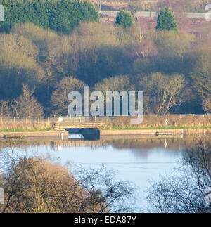 Cofton Lake, Cofton Hackett, Worcestershire, Angleterre, RU Banque D'Images