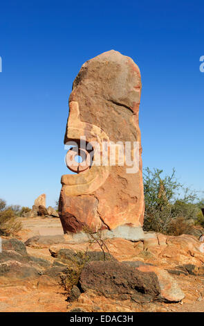 Sculptures et désert vivant Sanctuaire, Broken Hill, New South Wales, NSW, Australie Banque D'Images