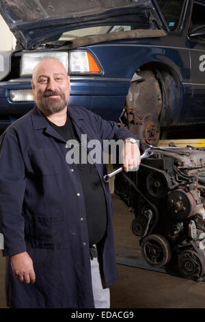 Mécanicien automobile Banque D'Images