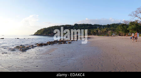 Plage de Bamboo Bay, Koh Lanta Yai, province de Krabi, Thaïlande, Asie du sud-est. Banque D'Images