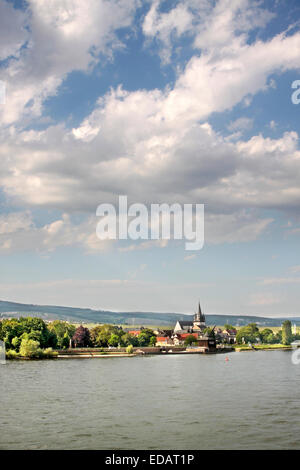 Oestrich-Winkel sur le Rhin, Rheingau, Hesse, Allemagne Banque D'Images