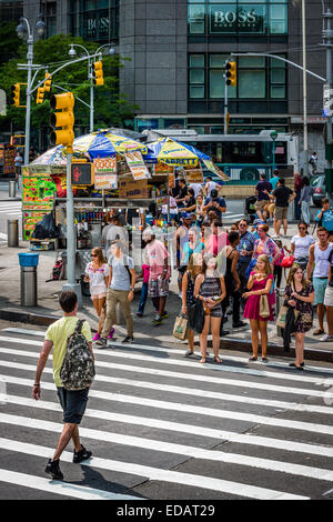 Manhattan Crossing Banque D'Images