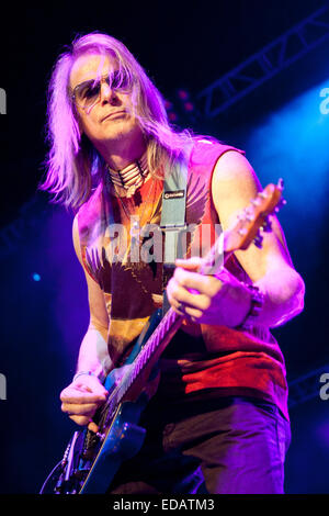 Steve Morse effectué au Sportarena stade, Budapest, Hongrie Aug 01, 2012 Banque D'Images