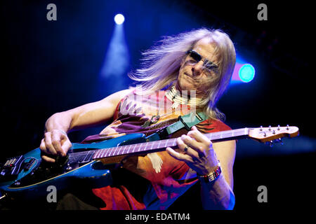 Steve Morse effectué au Sportarena stade, Budapest, Hongrie Aug 01, 2012 Banque D'Images