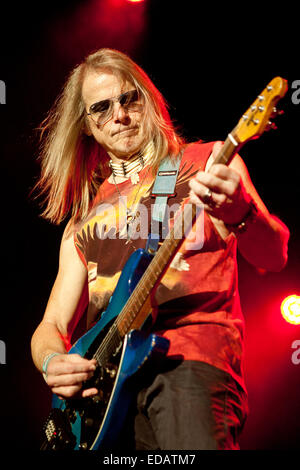 Steve Morse effectué au Sportarena stade, Budapest, Hongrie Aug 01, 2012 Banque D'Images