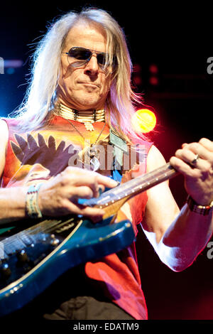 Steve Morse effectué au Sportarena stade, Budapest, Hongrie Aug 01, 2012 Banque D'Images