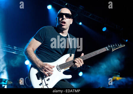 Joe Satriani effectué au Sportarena stade, Budapest, Hongrie Aug 01, 2012 Banque D'Images