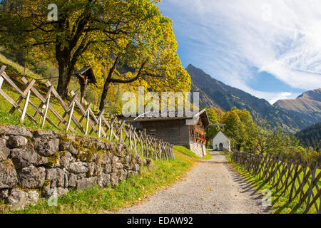 Ancien village Gerstruben dans les montagnes de Bavière Banque D'Images