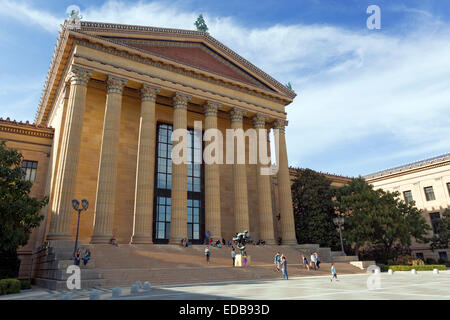 Philadelphia Museum of Art, l'extérieur du bâtiment, Philadelphie, Pennsylvanie Banque D'Images