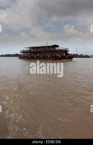 Bassac, Croisière Mekong, Delta du Mékong, Can Tho, Vietnam Banque D'Images