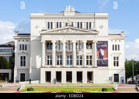 Opéra National de Lettonie, Latvijas Nacionala Opera, Riga, Lettonie Banque D'Images