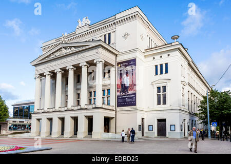 Opéra National de Lettonie, Latvijas Nacionala Opera, Riga, Lettonie Banque D'Images