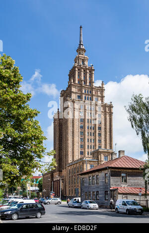 Académie des sciences de Lettonie Latvijas, Zinatnu Akademija, Riga, Lettonie Banque D'Images