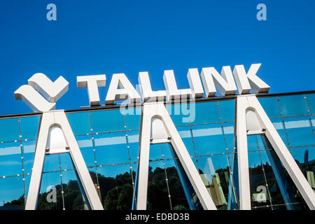 Siège de la compagnie maritime estonienne Tallink, Tallinn, Estonie Banque D'Images