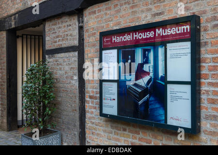 Angleterre Londres, Handel House Museum Banque D'Images