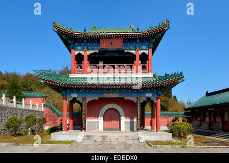 Temple bouddhiste Tianmen, centre ouest de la province du Hunan, Hunan, Chine Banque D'Images