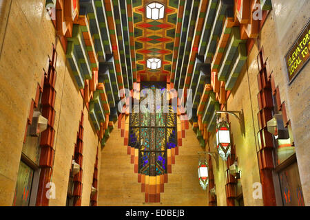 Guardian Building à l'intérieur de Detroit, Michigan, USA. Le 24 octobre 2014. Banque D'Images