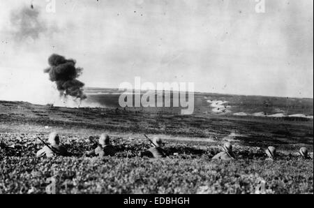 Allemagne - Belgique, 1914-1918. Banque D'Images