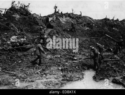 Allemagne - Belgique, 1914-1918. Banque D'Images