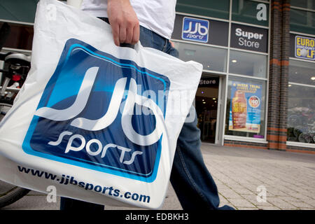 Image d'illustration d'un JJB Sports shop. Banque D'Images