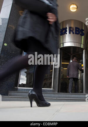 Photo de l'extérieur de la ville de Londres RBS office. Banque D'Images