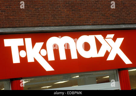 Un TK Maxx sotre à Londres. Banque D'Images