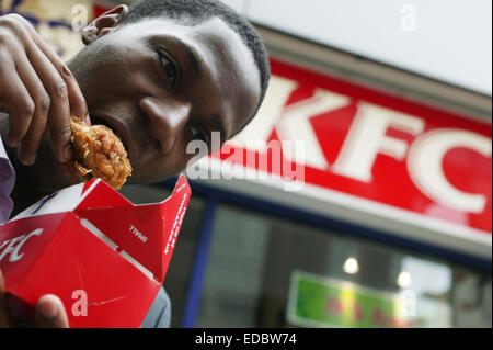 Image d'illustration de KFC ; partie de l'YUM ! Groupe de marques. Banque D'Images