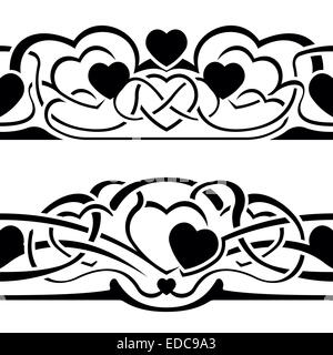 Valentine frontière perméable Banque D'Images