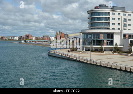 Le Lac Marin de Southport Banque D'Images