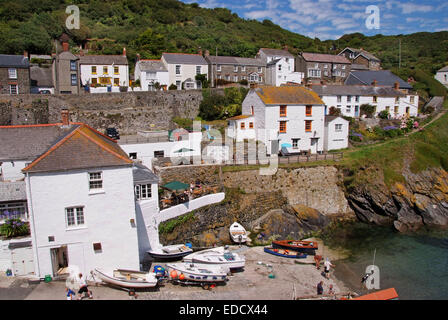 Portloe village et port, Cornwall Banque D'Images