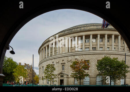 Centre de Manchester, Manchester Central Library entrée avant Banque D'Images