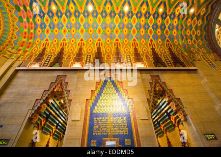Guardian Building à l'intérieur de Detroit, Michigan, USA. Le 24 octobre 2014. Banque D'Images