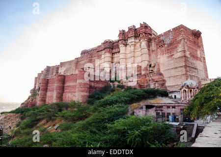 Vue de Fort Mehrangarh à Jodhpur, Inde Banque D'Images