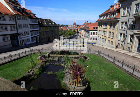 L'eau Arts de Gotha a été inauguré en 1895 et est alimenté par une station de pompage à Lucas Cranach maison avec l'eau du Leinakanal construits 1369. Photo : Klaus Nowottnick Date : 3 septembre 2012 Banque D'Images