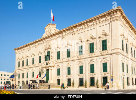 L'Auberge de Castille (Bureau du premier ministre) La Valette Malte eu Europe Banque D'Images