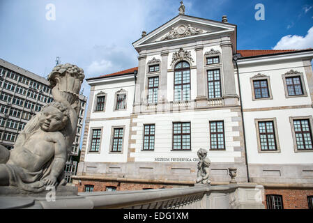 Pianiste virtuose et compositeur polonais Frédéric Chopin Museum dans Ostrogscy au palais rue Tamka à Varsovie, Pologne Banque D'Images