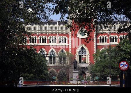 Bâtiment de la Haute Cour, Kolkata (Calcutta), Inde, avec mémoire de Surya Sen Banque D'Images